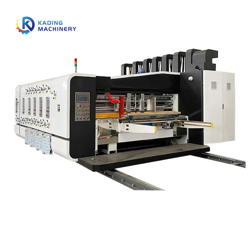 PLC 통제를 가진 물 - 근거한 잉크 Flexo 물결 모양 상자 인쇄기