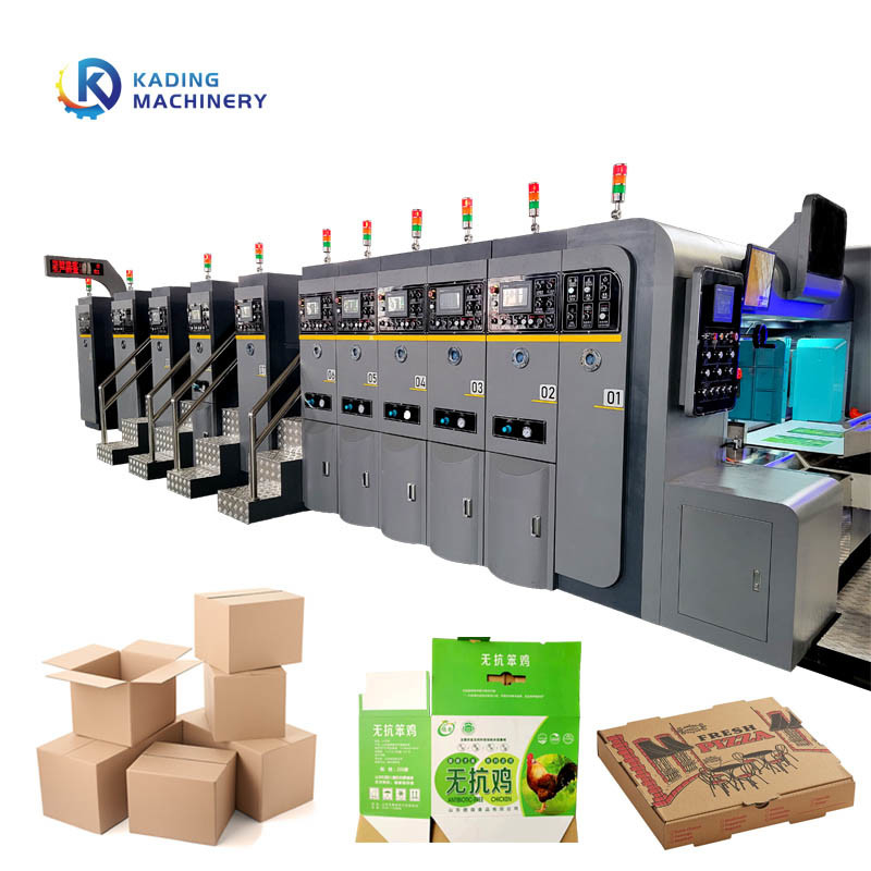 200pcs/최소 작동 속도의 Flexo 골판지 상자 인쇄기