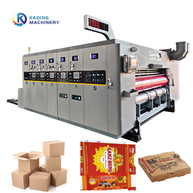 200pcs/최소 작동 속도의 Flexo 골판지 상자 인쇄기