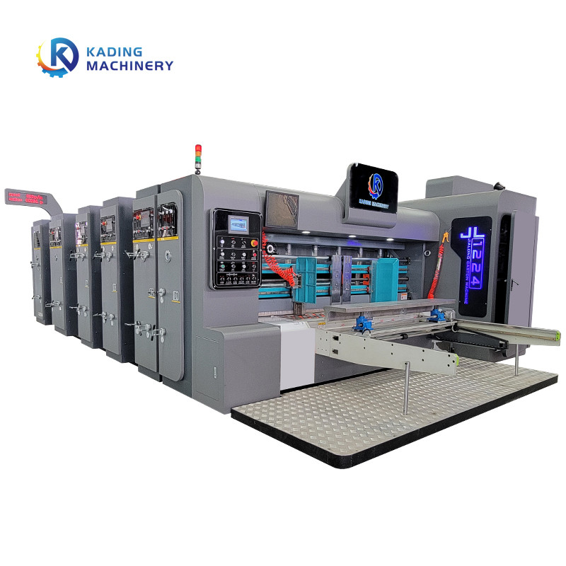 PLC 통제를 가진 물 - 근거한 잉크 Flexo 물결 모양 상자 인쇄기
